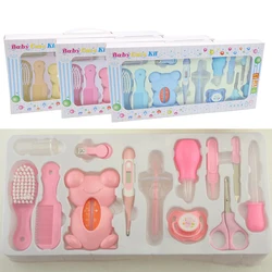 13 Unids Recién Nacido Set de Cuidado de la Salud Kit de Aseo Niños Manicura Uñas Cortapelos Peine Emery Cepillo de Pelo Termómetro Herramienta de Cuidado Del Bebé 13 Unids Recién Nacido Set de Cuidado de la Salud Kit de Aseo Niños Manicura Uñas Cortapelos Peine Emery Cepillo de Pelo Termómetro Herramienta de Cuidado Del Bebé