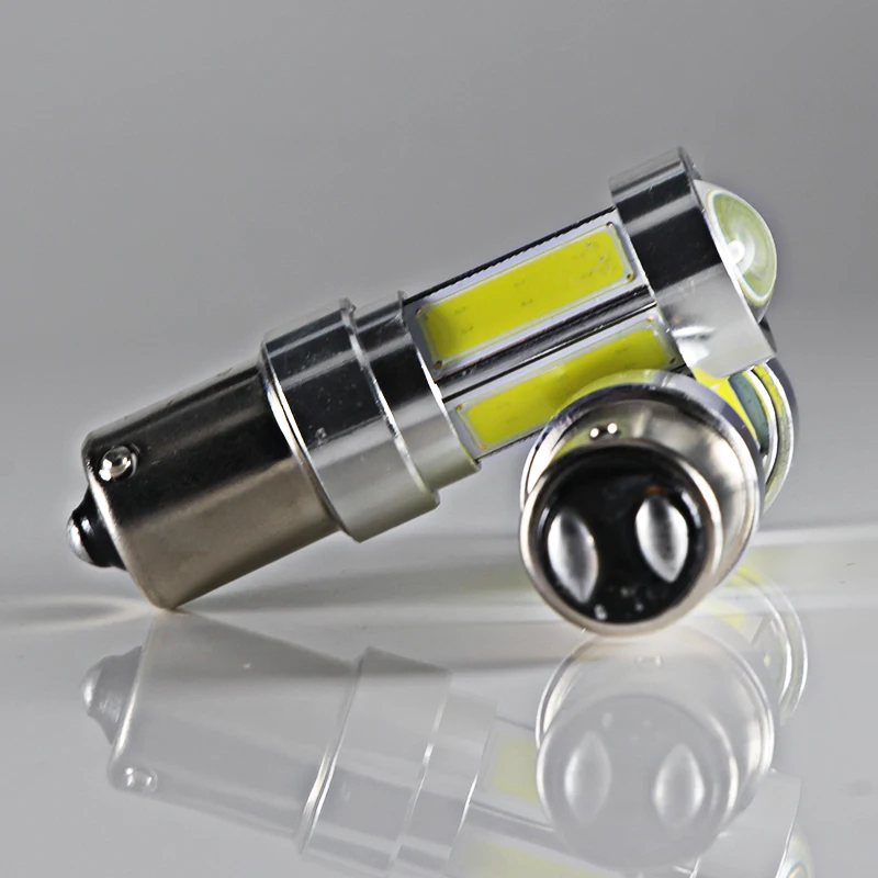 2 шт. S25 P21W 1156 BA15S 1157 BAY15D Шина CAN автомобиль светодиод лампочка 12 v COB Авто Резервное