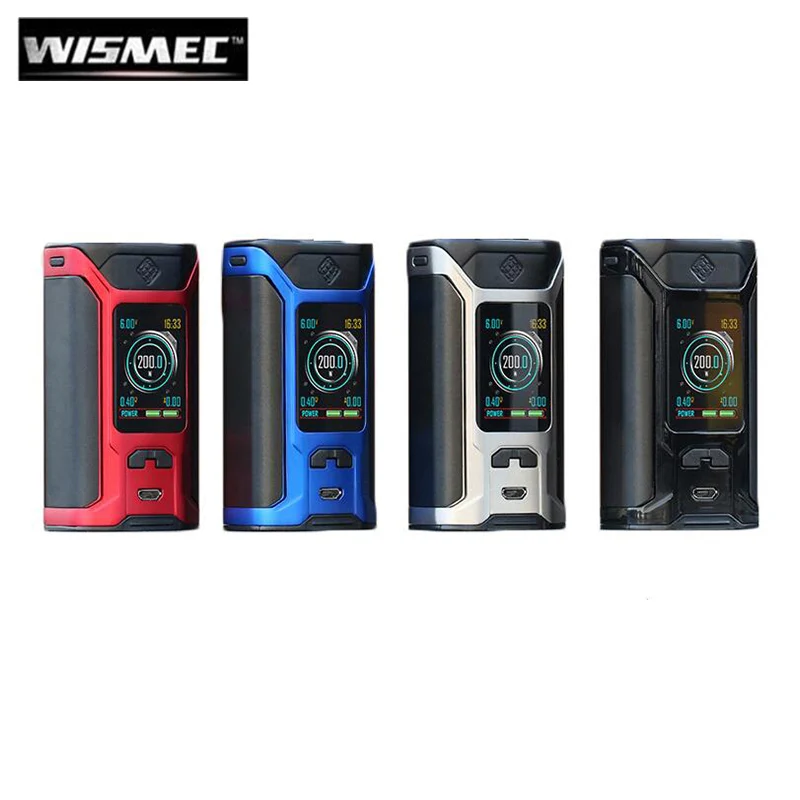 

Original Wismec Sinuous Ravage230 200WBox Mod vape Support Gnome Evo Atomizer Tank