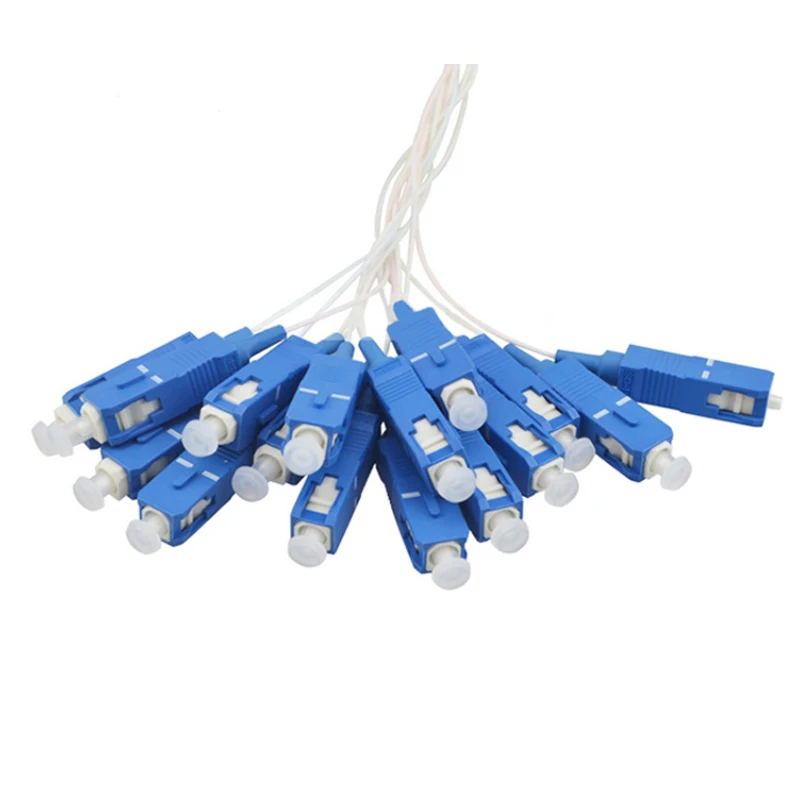 

FTTH 1X16 Optical PLC Splitter with Sc/Upc Connectors,ftth G657A mini steel tube plc gpon splitter 1x16 with SC/UPC connector