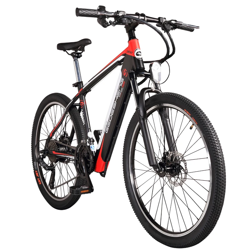 26inch electric bicycle 48V10ah lithium battery hidden in frame lightweight electric mountian bike 25km/h 240 motor ebike