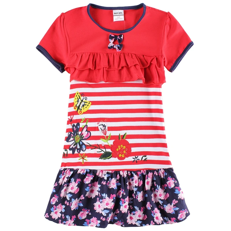nova kids clothing girls dress children clothing casual dresses for