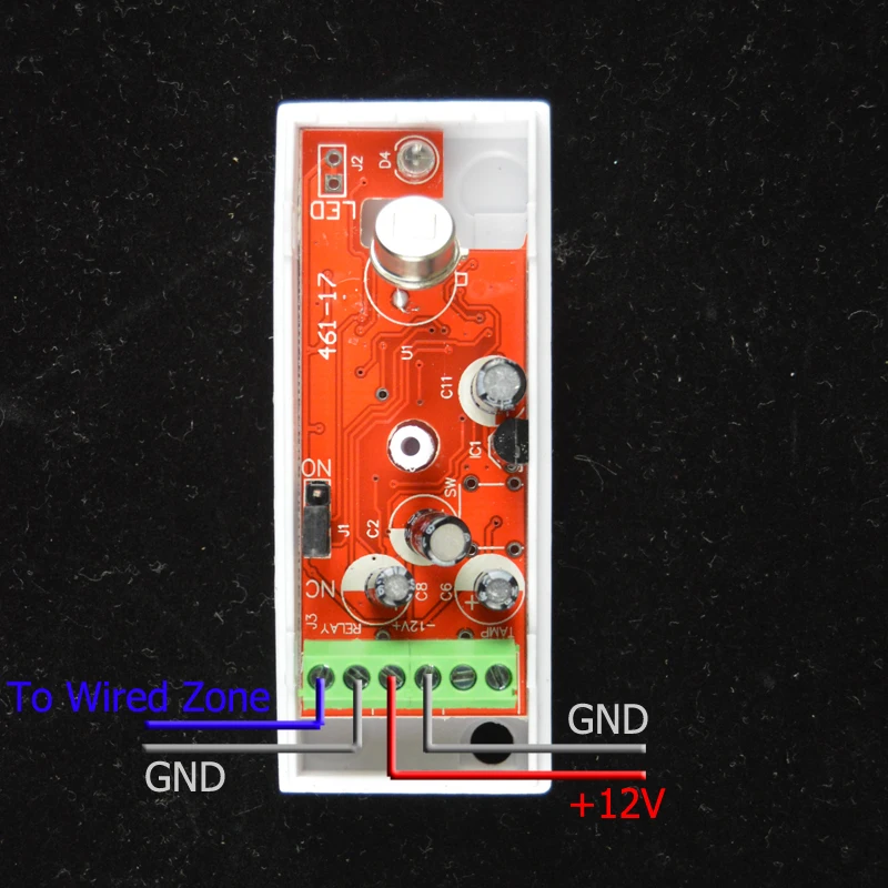 wired curtain detectors