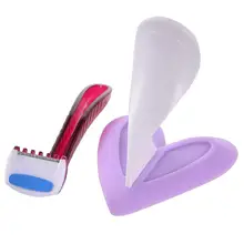 BellyLady для женщин личные части для удаления волос Бритва для зоны бикини депилятор триммер с шаблоном для бритья