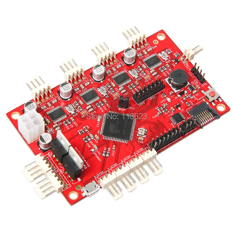 

Geeetech 3D Printer Mainboard Reprap Printrboard control board ,print board upon Gen6 Mendel