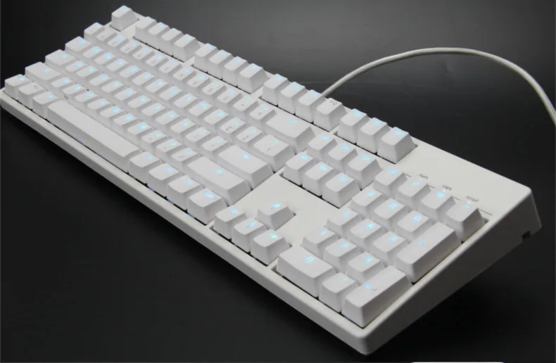 IKBC KBC G104 PBT двойная съемка белая Просвечивающая Подсветка клавишная крышка s клавишная крышка для механической игровой клавиатуры