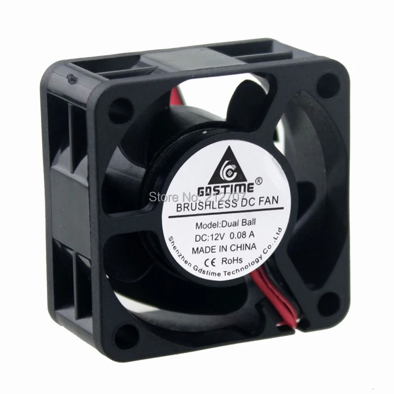 Gdstime DC 12 В 2 контакта 4 см 4020 дюймов 40x40x20 мм 40 шарикоподшипник сервера квадратный
