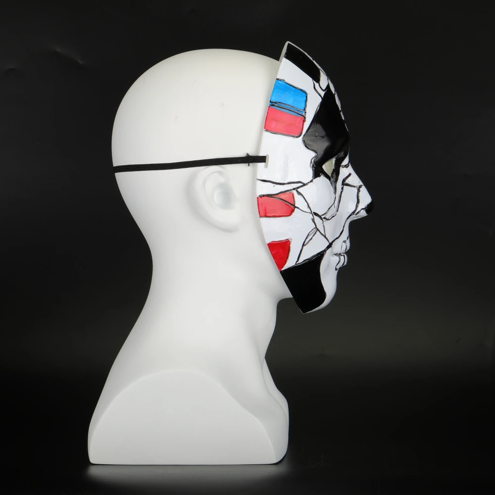 The Punisher 2 Billy Russo Cosplay Mask Plastic Costume Props Halloween Masquerad Mask Unisex Adult Coser  (8)