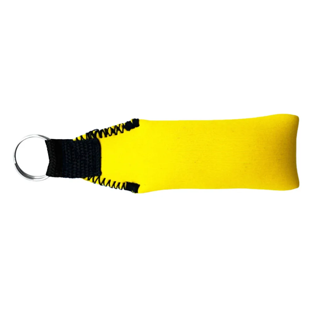 Rectangle Neoprene Floating Keyring with 316 Stainless Steel Split Ring For Boating Yachting Sailing Fishing Swimming Rowing