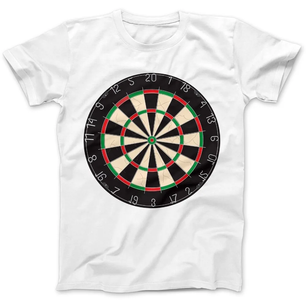 Summer 2018 New Dartboard Darts Dart Player T Shirt 100% Cotton Phil ...