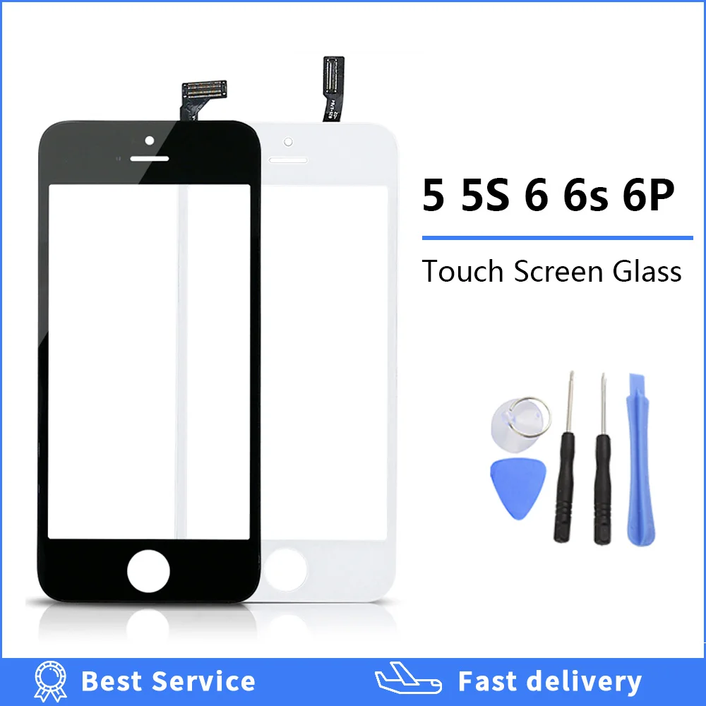 Новый сенсорный экран дигитайзер + рамка для iPhone 6 S 5s 5C 5G передняя Сенсорная