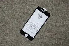 

TEMPERED GLASS SCREEN PROTECTOR FOR IPHONE 7 iphone8 5D FULL COVER BLACK
