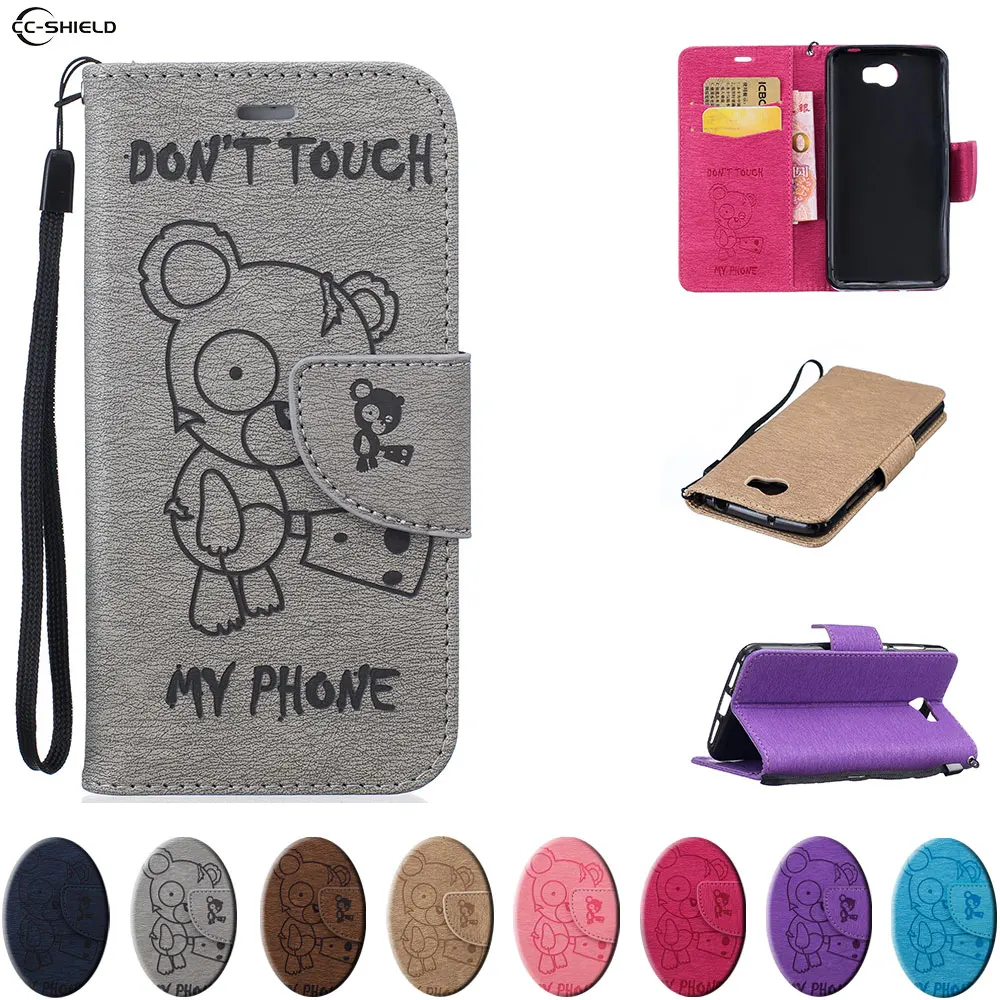 

Flip Case For Huawei Y6 II 2 Compact Y6II Compact Case Phone Leather Cover Y6Elite Y6 Elite LYO-L21 LYO-L01 LYO L21 L01 TPU bag