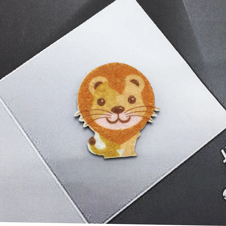 Дэвид Энджи животного Сова Птица cat Лев КИТ бабочка нетканый пластырь аксессуары для волос, 50 шт в наборе, "сделай сам" для девочек ремесел материал, 50Yc2233 - Цвет: 45x40mm