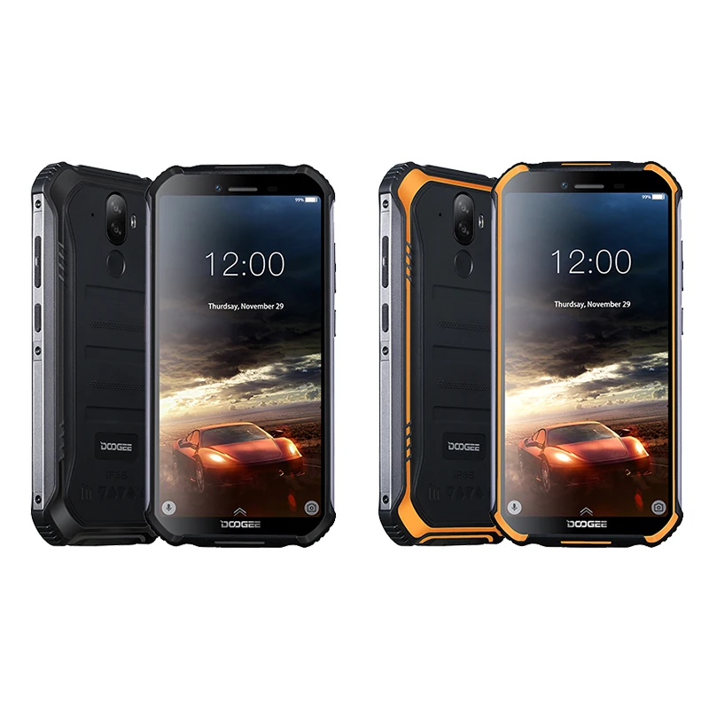 DOOGEE S40 IP68/IP69K водонепроницаемый смартфон MTK6739 четырехъядерный 3GB 32GB 5,5 ''Android 9,0 мобильный телефон 4650mAh 8.0MP прочный телефон