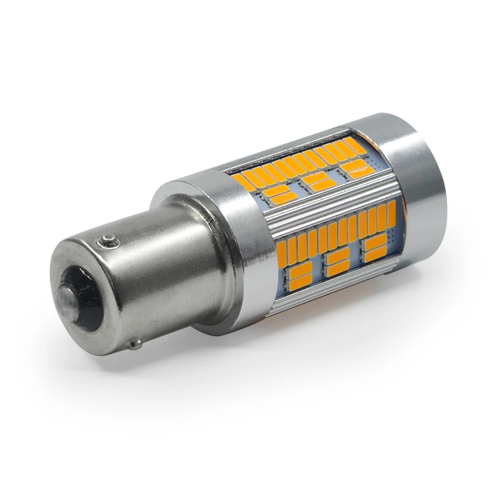 Светодиодные лампы T20 7440 1156 BAU15S PY21W BA15S 105 SMD 4014 2 шт.|Сигнальная лампа| |