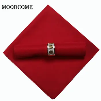 

10pcs/lot red color hotel table napkins for weddings new arrival dinner kitchen napkin serviett