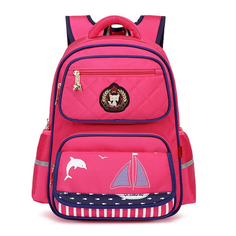 

College Wind Students Children Backpacks Kids School Bags for Teenagers Girls Boys Primary Bookbag Orthopedic Schoolbag Mochila