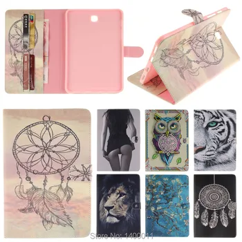 

Top quality Stand Flip Pu Leather Case For Samsung Galaxy Tab S2 8.0 SM T715 T715N Tablet Pc Cases Back Cover With Card Slots