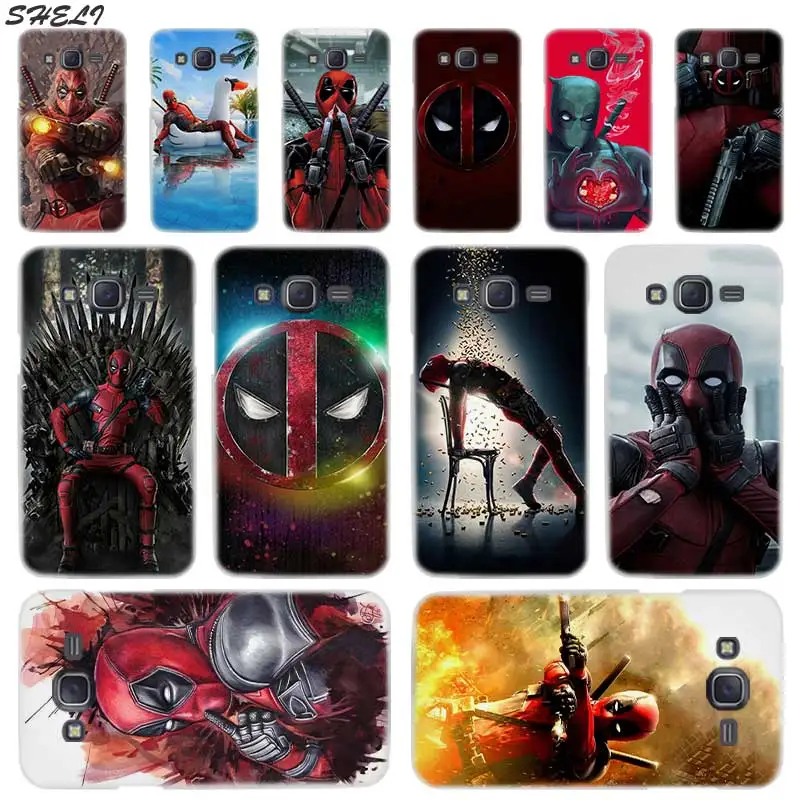 

Sheli Deadpool Hard Phone Case for Samsung Galaxy J1 J2 J3 J4 J5 J6 J7 J8 2015 2016 2017 2018 J7 Prime j4 Plus Ace