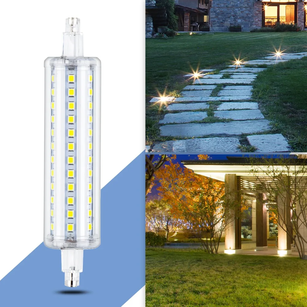 

R7S LED 118mm Corn Bulb R7S LED 78mm Tube Light 220V 110V Replace Halogen Lamp 135mm 189mm 2835 SMD Home Lighting 5W 10W 12W 15W