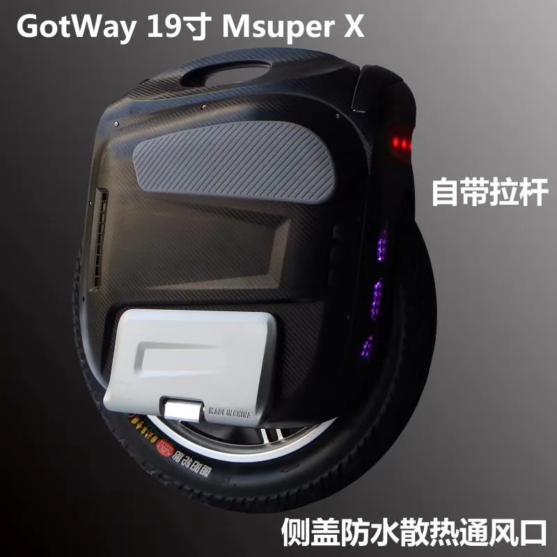 Flash Deal 2019 Gotway Msuper X 19inch Electric unicycle, self-balancing scooter one wheel 2000W motor,Nesest motherboard, high power MOS 2