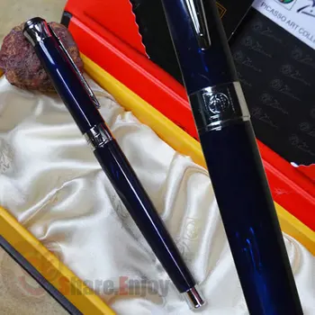 

PICASSO 903 BLUE AND SILVER IRIDIUM FINE NIB FOUNTAIN PEN