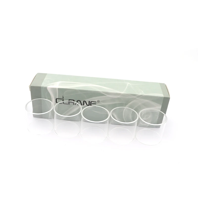 

Authentic Yuhetec Straight Replacement Glass Tank pyrex Replacement glass tube for Melo 4 D25 4.5ML(5 Pack)