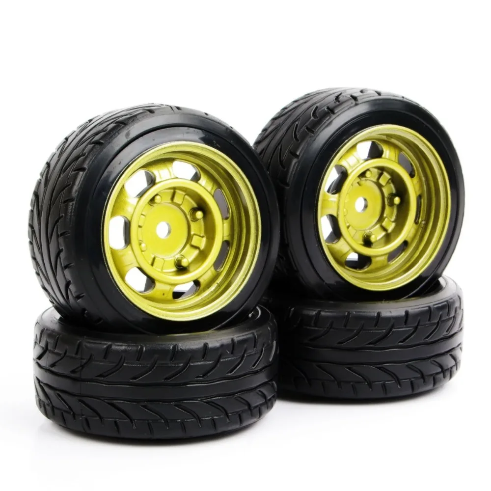 4 шт./компл. 12 Hex RC Parts PP0292 + PP0147 1:10 плоские шины для дрифта и колеса масштаба 1/10 HPI HSP