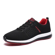 Тканые сетчатые мужские повседневные туфли Lac-up легкая мужская обувь удобные дышащие прогулочные теннисные кроссовки Feminino Zapatos