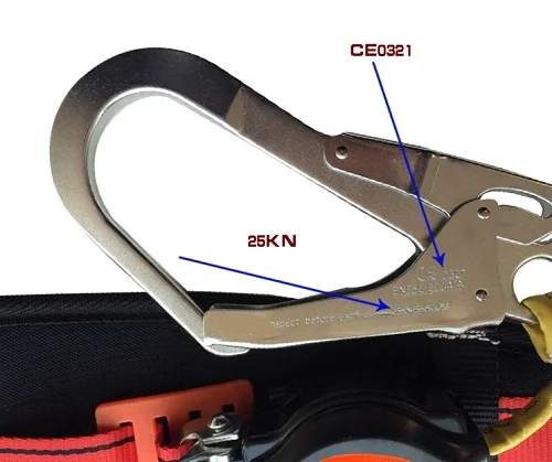 Строительство высокого места ремень безопасности CE стандартный дифференциальный тип здания стрейч скалолазание такелаж оборудование