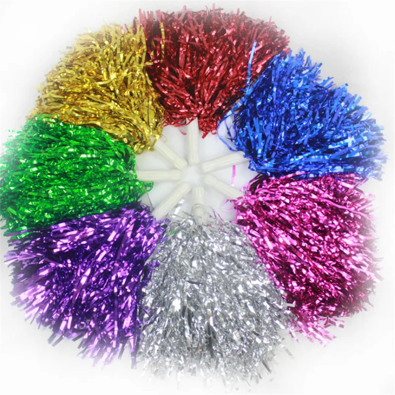 2 шт Cheer Dance Sport для соревнований Чирлидинг Pom Poms Flower Ball для футбола баскетбольного матча помпон для детского использования