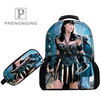 

Custom 17inch xena-warrior-Backpacks Pen Bags 3D Printing School Women Men Travel Bags Boys Girls Book Computers Bag#1031-4-32