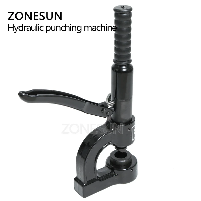  ZONESUN Portable Hydraulic Punching Machine Punch Round Hole For Steel Metal 25mm Round Hole Digger