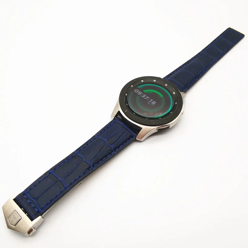Ремешок AKGLEADER из натуральной кожи для часов браслет Samsung Galaxy Watch 46 мм 42 Gear S3 Classic