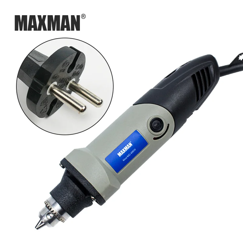 MAXMAN 400 Вт инструмент Dremel профессиональный электрический мини шлифовальный станок 0,6~ 6,5 мм патрон с переменной скоростью вращающийся инструмент DIY Многофункциональные электроинструменты