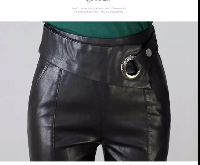 S-2xl 2018 새로운 가을 여성 부츠는 와이드레그 팬츠와 편평한 앞면 스타일을 가지고 있으며, 단단한 패턴 유형과 스팽글, 포켓, 접합하는 장식이 특징입니다.
