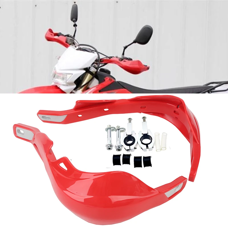 

Motorcycle Universal Handguards Aluminum Hand Guards Brush Bar For off Road ATV For Motocross Dirt Bike Enduro Red