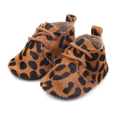 leopard print infant shoes