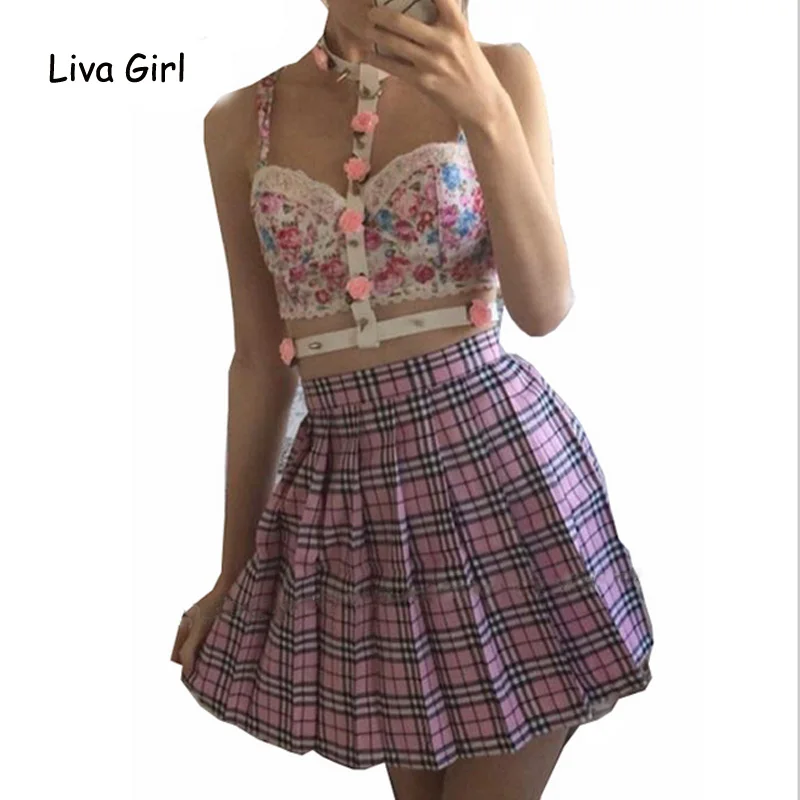 Online Get Cheap Pink School Girl Skirt Alibaba Group