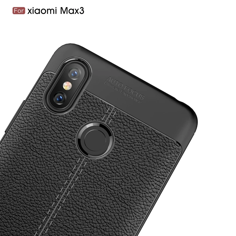 Чехол для Xiaomi Mi Max 3 / Max3 6 9 &quot роскошный мягкий силиконовый чехол с зернистой