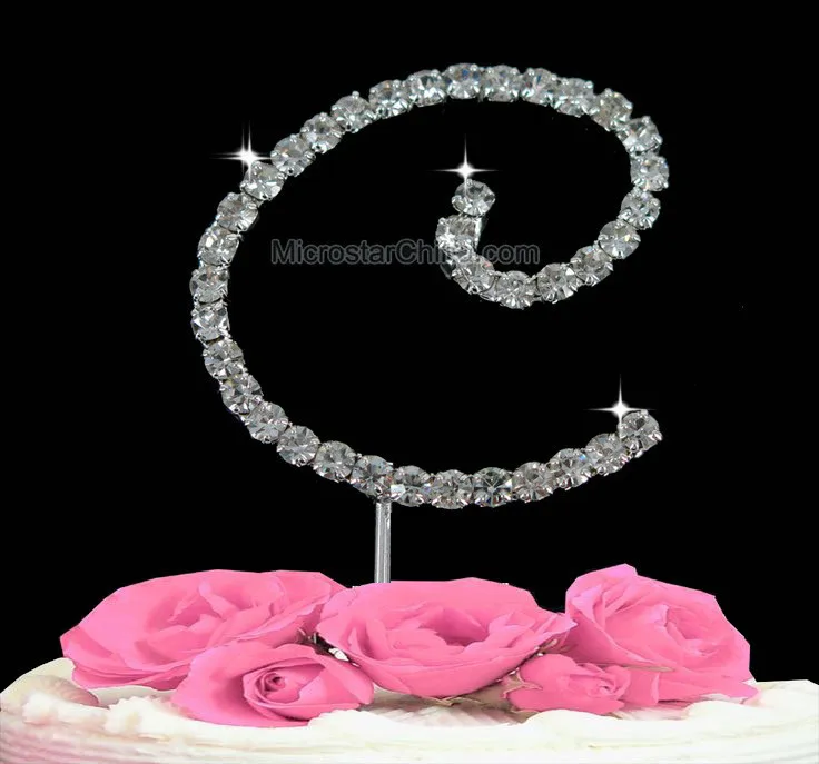 -C-Letter-C-Cake-Topper-Crystal-Diamante-Rhinestone-Monogram-Wedding-Anniversary-Decoration