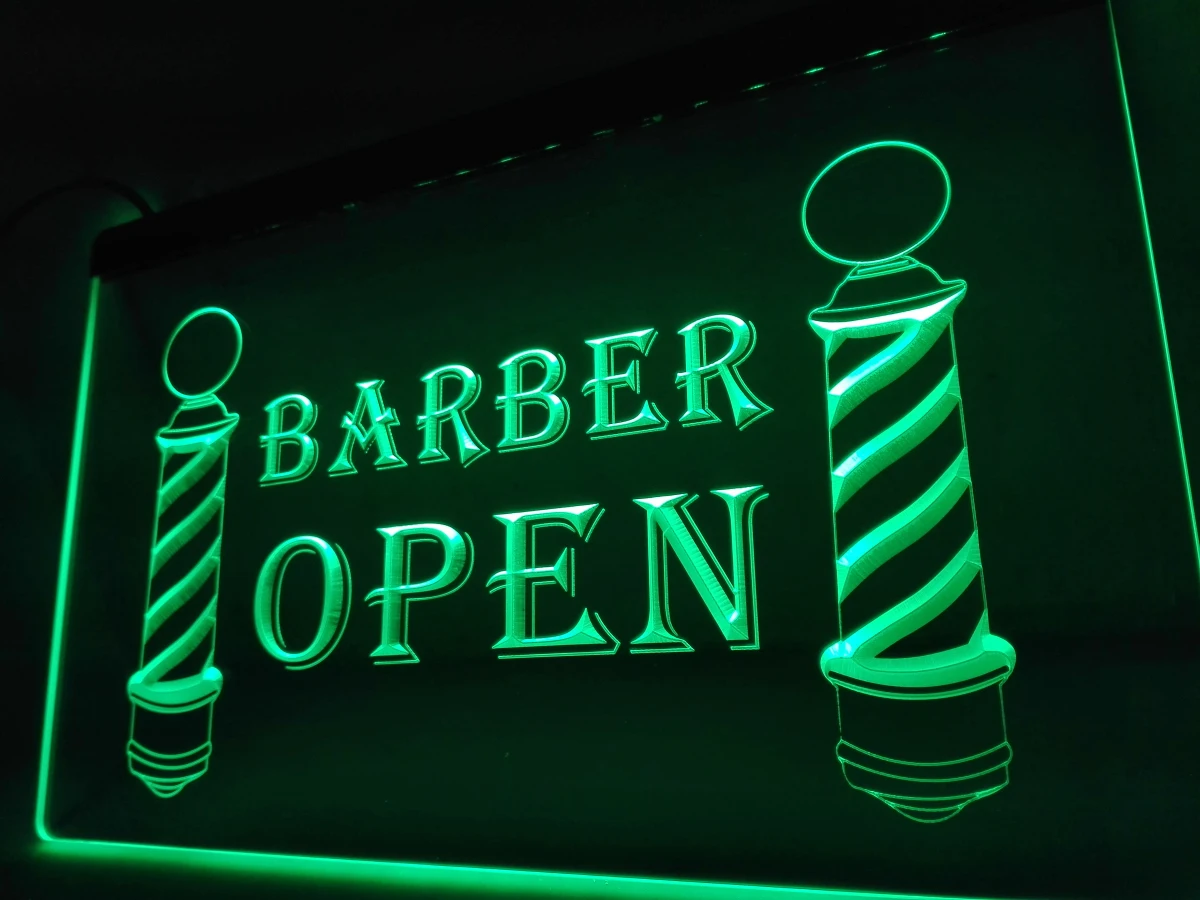 

LB044- Barber Poles Display Hair Cut NEW Light Sign home decor crafts