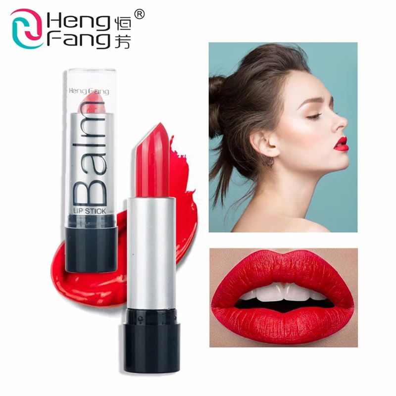 Fashion Makeup High Quality Long-lasting Pigment Shimmer Nude Lip Stick Kit Waterproof Red Velvet Lipstick |
