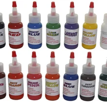 Перманентная краска для макияжа цветные чернила для перманентного макияжа Набор 14 цветов кровопрочная Татуировка набор краски 30 мл
