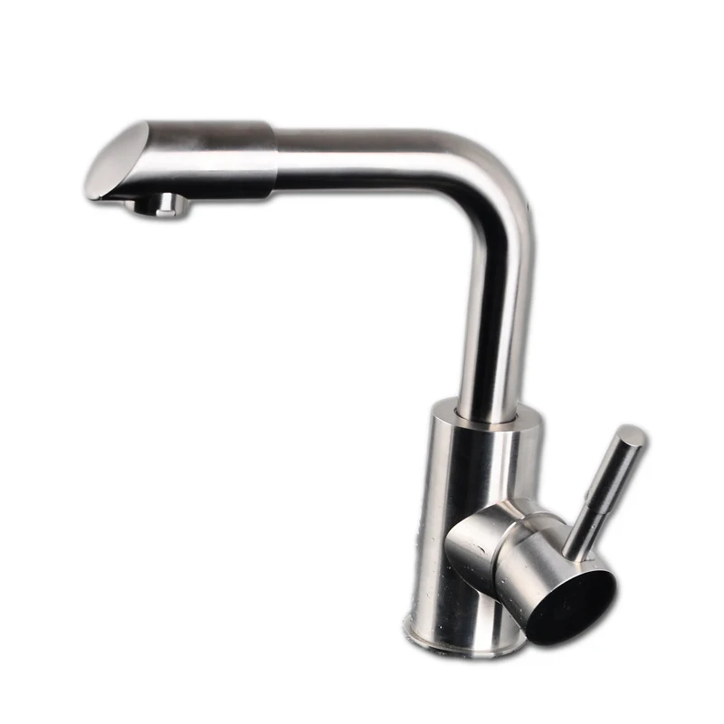 Free shipping Leadfree kitchen sink faucet by 304 stainless steel kitchen water faucet and stainless steel
