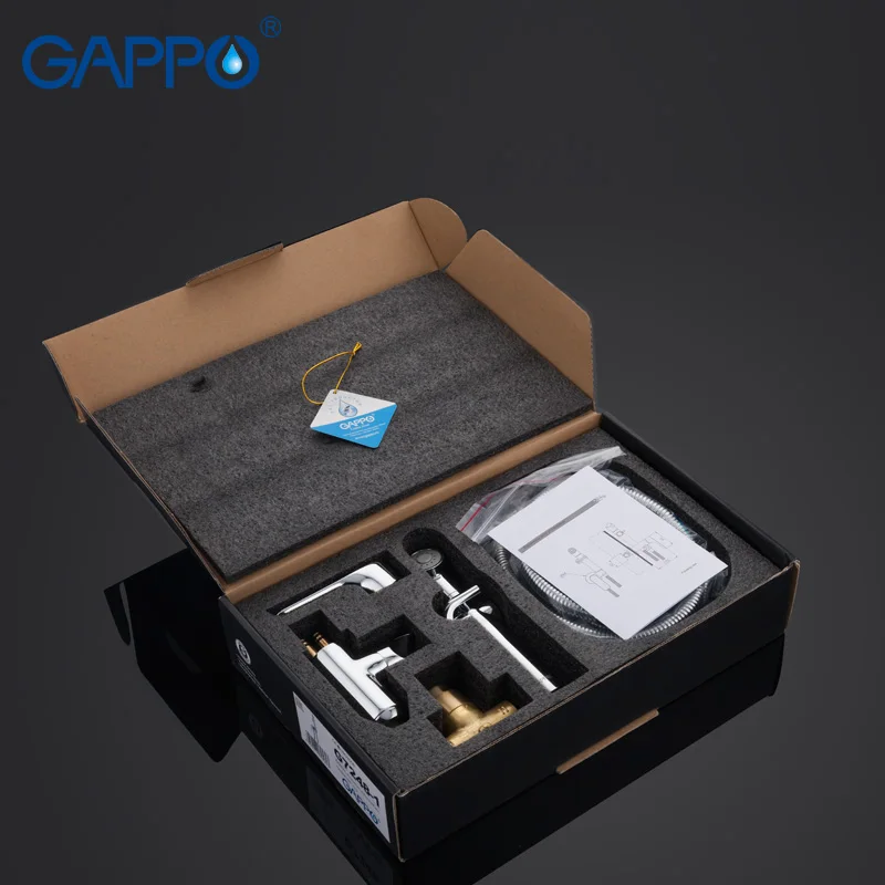 GAPPO bidé baño ducha de mano de inodoro, bidé rociador higiénico ducha bidet grifo montado en la pared bidet grifos de ducha - 6