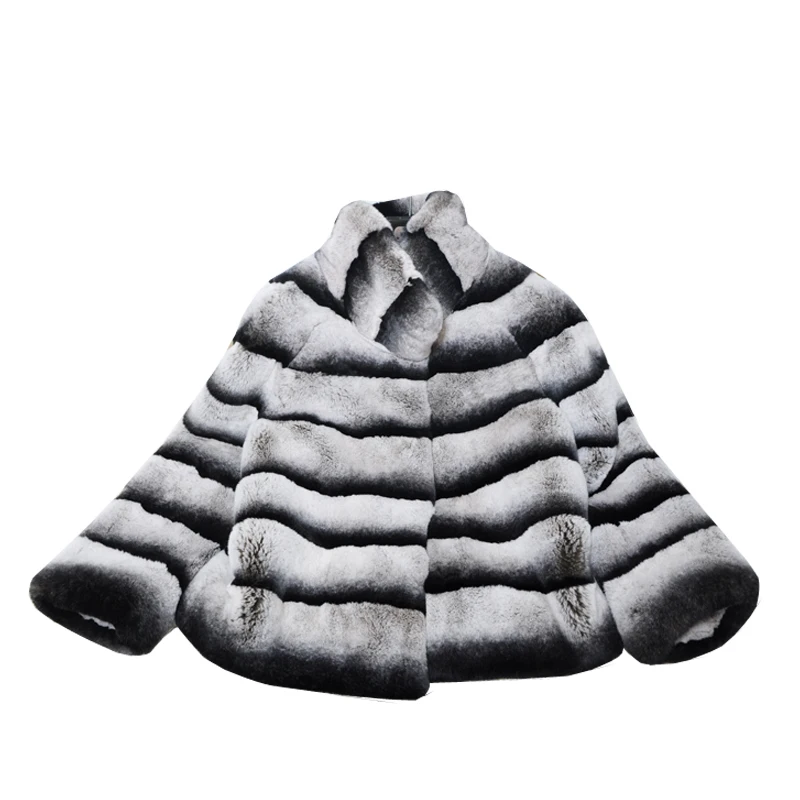 D'hiver Réel Naturel Manteau Mode Mince De Dames Complet Chaud Femmes Rex 2018 Pelt Manteaux Nouvelles Lapin Fourrure wqHUxPg