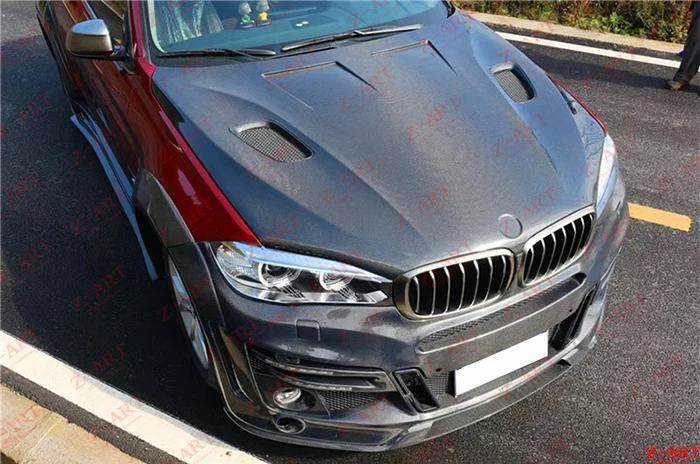 Крышка двигателя из углеродного волокна для BMW F15 X5 F16 X6 крышка 201 2018