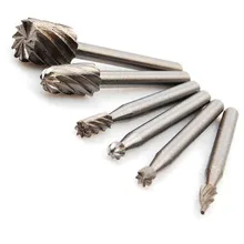 6pcs dremel rotary tool mini drill bit set cutting tools for woodworking knife wood carving tools kit wood tools accessories